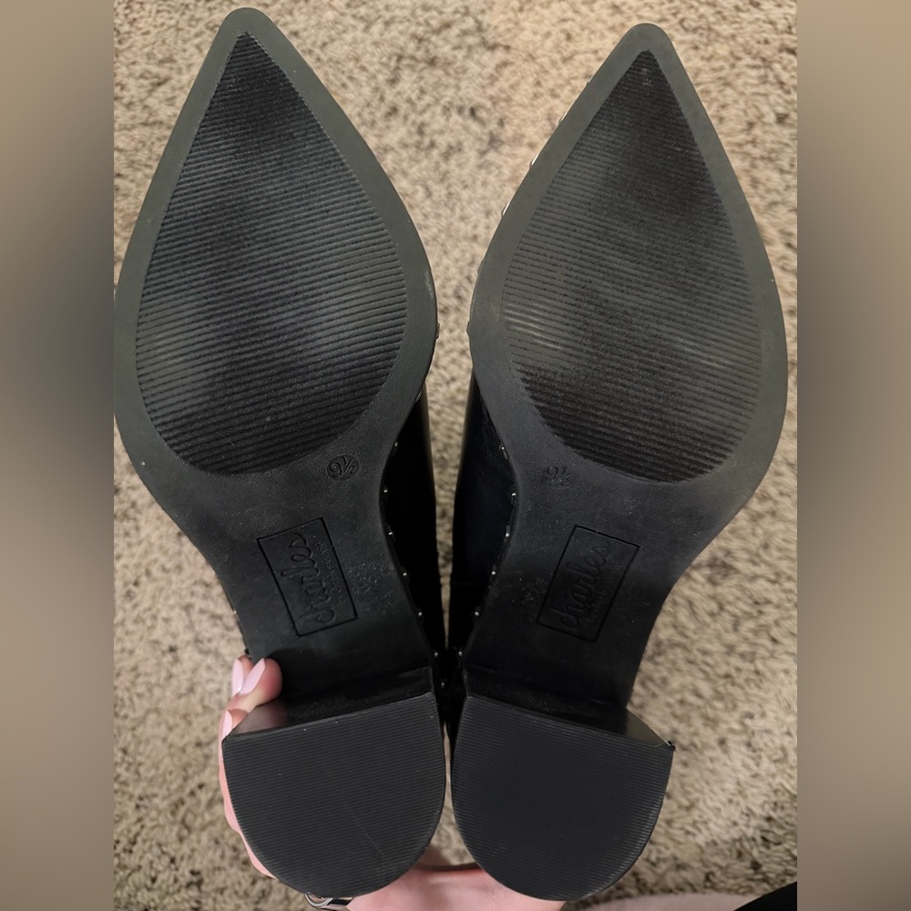 Charles by Charles David Black Dodger Studded Booties - Picture 11 of 11